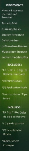 Reshma Beauty Henna Natural Dark Brown Hair Color Perspective: left