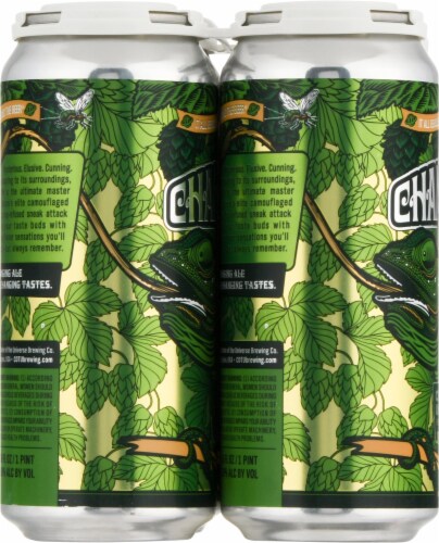 Center of the Universe Brewing Co. Chameleon IPA Perspective: left