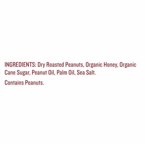 Justin's Honey Peanut Butter Jar 16 oz Perspective: left