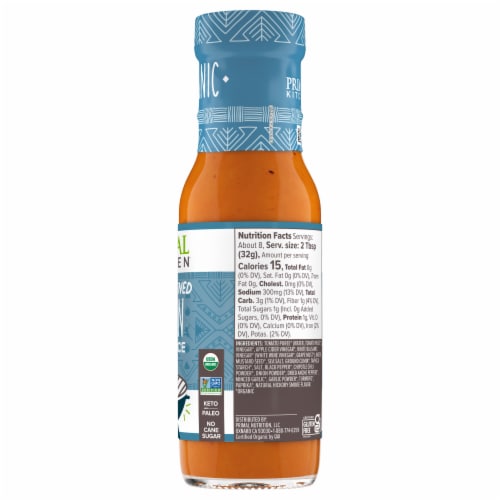 Primal Kitchen Organic & Unsweetened Golden BBQ Sauce Perspective: left