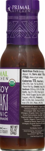 Primal Kitchen No Soy Organic Teriyaki Sauce & Marinade Perspective: left