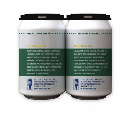 Fat Bottom Knockout IPA Perspective: left