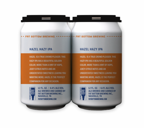 Fat Bottom Hazel Hazy IPA Perspective: left