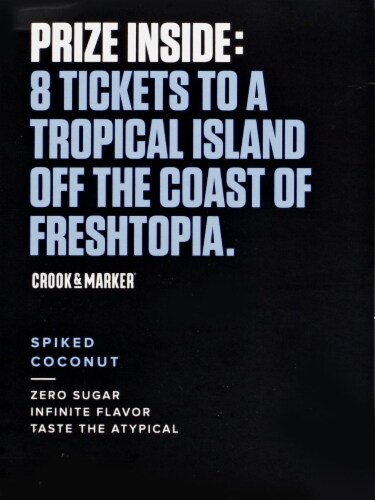 Crook & Marker® Organic Spiked Coconut Beer Variety Pack Perspective: left