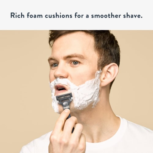 Harry's Men's Aloe Foaming Shaving Gel Perspective: left