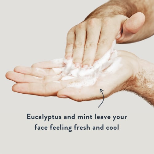 Harry's Eucalyptus and Peppermint Exfoliating Face Wash Perspective: left