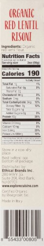 Explore Cuisine® Organic Red Lentil Risoni Perspective: left