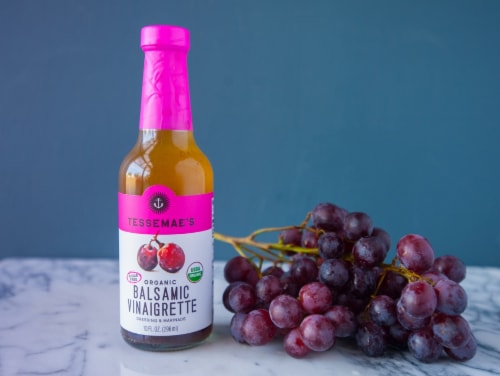 Tessemae's Original Balsamic Vinaigrette Dressing & Marinade Perspective: left