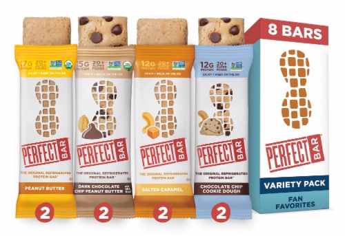 Perfect Bar Coconut Peanut Butter Protein Bar Perspective: left