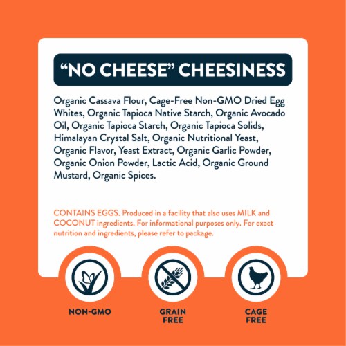LesserEvil® No Cheese Cheesiness Power Curls Perspective: left
