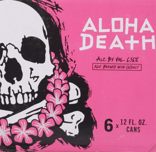 Iron Horse Brewery Aloha Death Beer Perspective: left