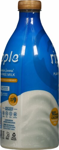 Ripple® Original Dairy-Free Pea Milk Perspective: left