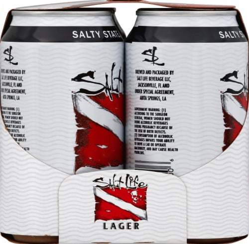 Salt Life Salty State of Mind Lager Craft Beer, 6 cans / 12 fl oz