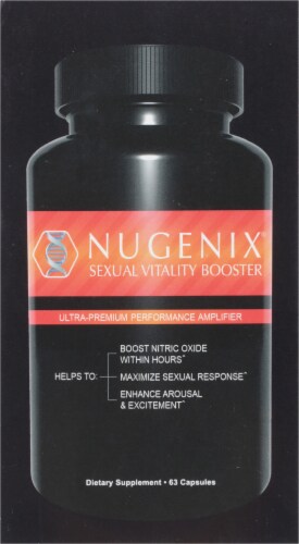 Nugenix® Sexual Vitality Booster Supplement Capsules Perspective: left
