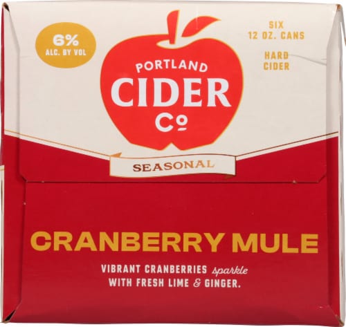 Portland Cider Cranberry Mule Hard Cider Perspective: left