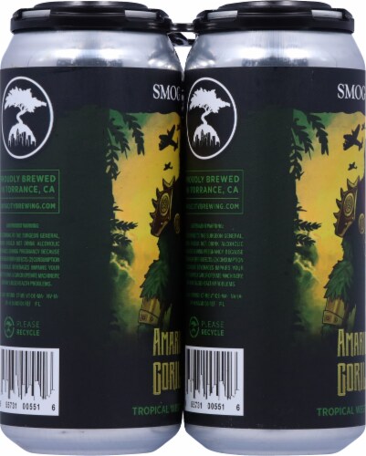 Smog City Brewing Co. Amarilla Gorilla India Pale Ale Perspective: left
