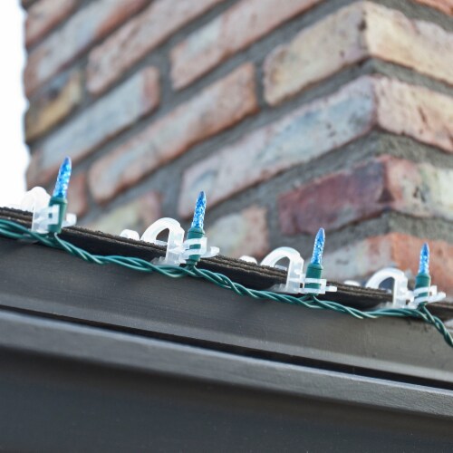 Northlight Clear Max Pro Anywhere Christmas Light Clips Perspective: left