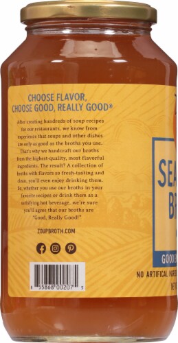 Zoup! Good Really Good® Seafood Broth Perspective: left