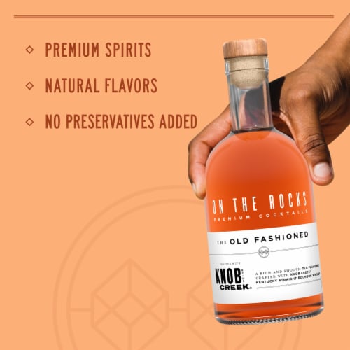 On the Rocks Knob Creek Old Fashioned Perspective: left