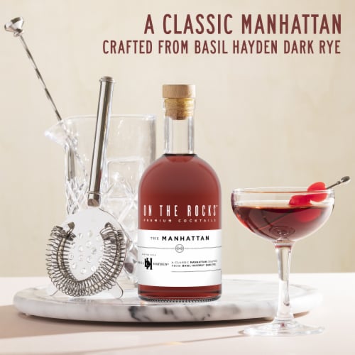 On the Rocks Basil Hayden Manhattan Perspective: left