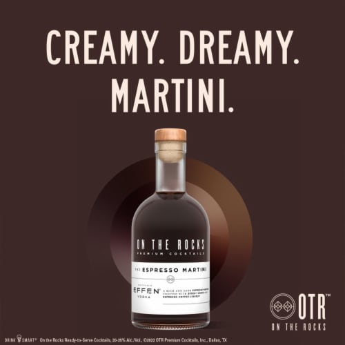 On the Rocks EFFEN Espresso Martini Perspective: left