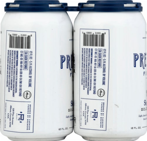 Pretoria Fields Collective Skywater Golden Ale Perspective: left