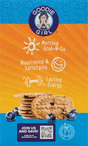 Goodie Girl® Gluten Free Blueberry Breakfast Biscuits Perspective: left