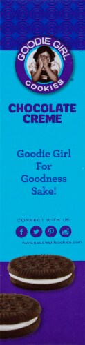 Goodie Girl® Chocolate Crème Sandwich Cookies Perspective: left