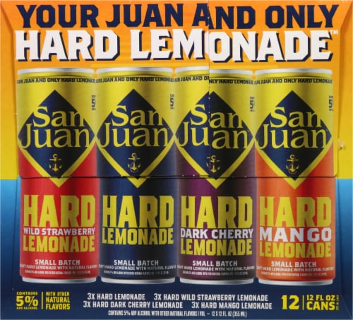 San Juan™ Hard Lemonade Variety Pack Perspective: left