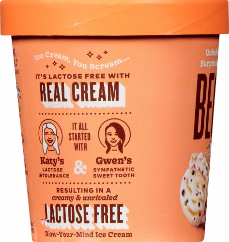 Beckon Ice Cream Peanut Butter Cup Lactose Free Ice Cream Perspective: left
