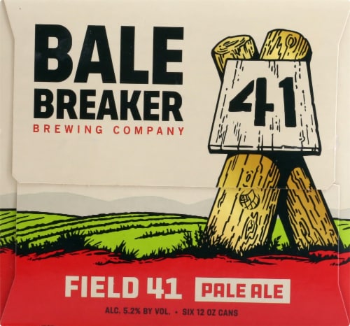Bale Breaker Brewing Co. Field 41 Pale Ale Beer Perspective: left