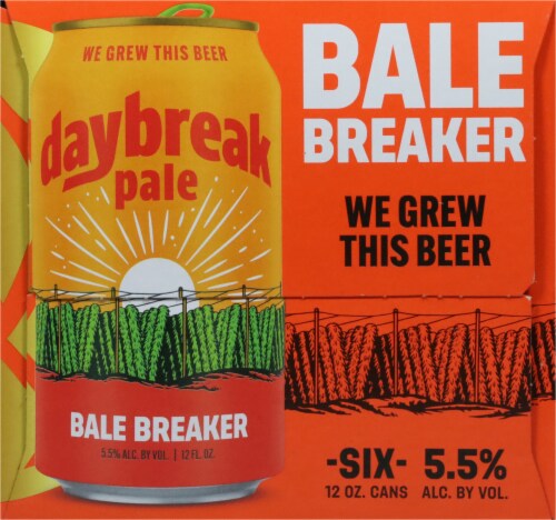 Bale Breaker Daybreak Pale Ale Perspective: left