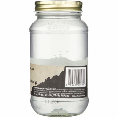 Ole Smoky White Lightnin' Moonshine Tennessee Corn Whiskey Perspective: left