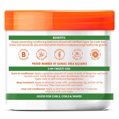Cantu® Shea Butter Leave-In Conditioning Repair Cream Perspective: left