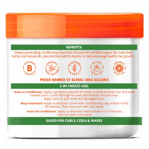 Cantu® Shea Butter Leave-In Conditioning Repair Cream Perspective: left
