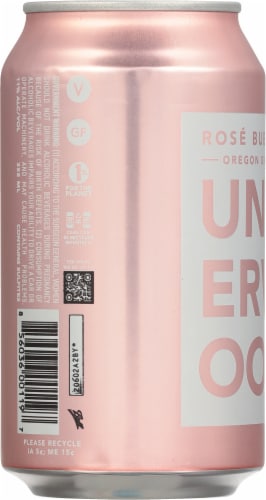 Underwood Rose Bubbles Wine Spritzer Single Can Perspective: left