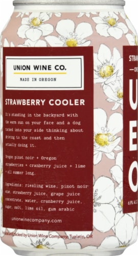 Underwood Strawberry Wine Cooler Perspective: left