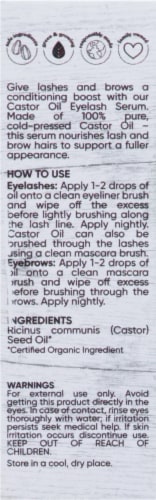 Sky Organics Castor Oil Eyelash Enhancer Serum Perspective: left