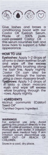 Sky Organics Castor Oil Eyelash Enhancer Serum Perspective: left