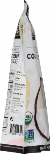 Genuine Coconut Organic Coconut Chunks Perspective: left
