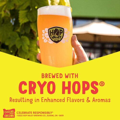 Hop Valley Stash Panda Hazy IPA Craft Beer Perspective: left