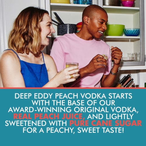 Deep Eddy Peach Flavored Vodka Perspective: left