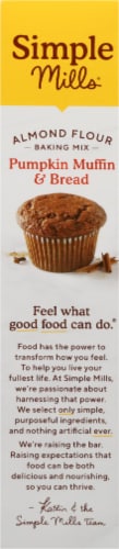 Simple Mills® Pumpkin Muffin & Bread Almond Flour Baking Mix Perspective: left