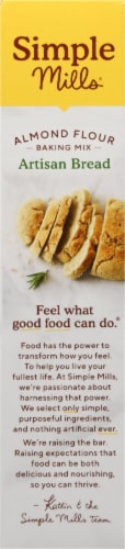 Simple Mills Artisan Bread Almond Flour Baking Mix Perspective: left
