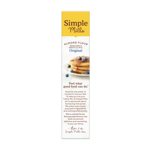 Simple Mills® Gluten Free Original Almond Flour Pancake & Waffle Mix Perspective: left