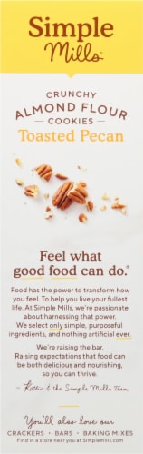 Simple Mills® Crunchy Toasted Pecan Cookies Perspective: left