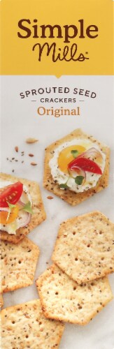 Simple Mills® Original Sprouted Seed Crackers Perspective: left