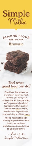 Simple Mills Fair Trade Almond Flour Brownie Mix Perspective: left