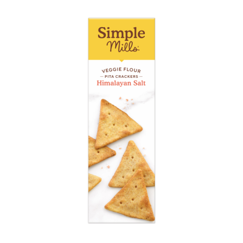 Simple Mills Himalayan Salt Veggie Pita Crackers Perspective: left
