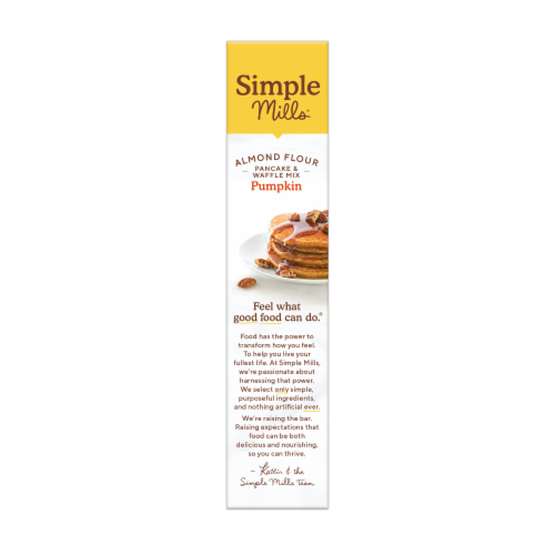 Simple Mills® Pumpkin Almond Flour Pancake & Waffle Mix Perspective: left